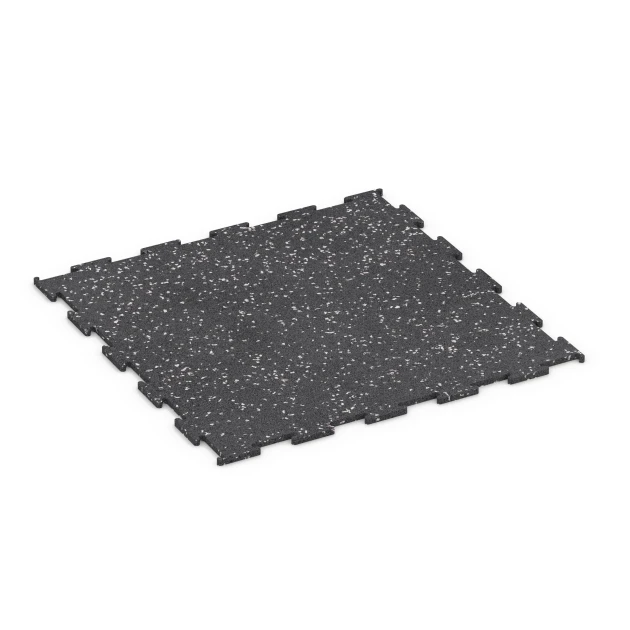 Aufsicht auf die Unterseite, also die Bodenseite von WARCO-Formteil 6458 - Fitnessboden Kompakt im Format 50 × 50 × 0,8 cm.