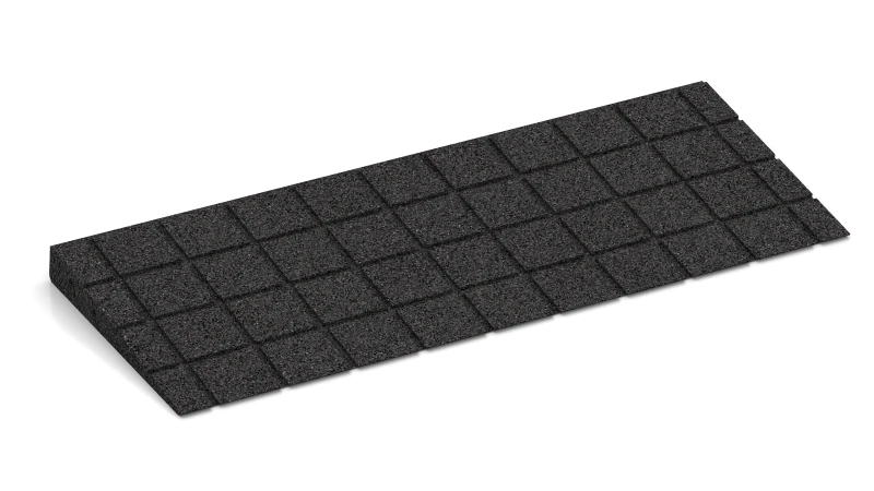 Drainagekanäle in quadratischer Anordnung