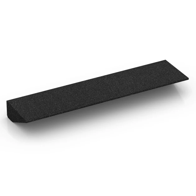 Aufsicht auf die Unterseite, also die Bodenseite von WARCO-Formteil 6603 - Rampa per soglia im Format 100 × 25 cm | 1 < 10 cm.