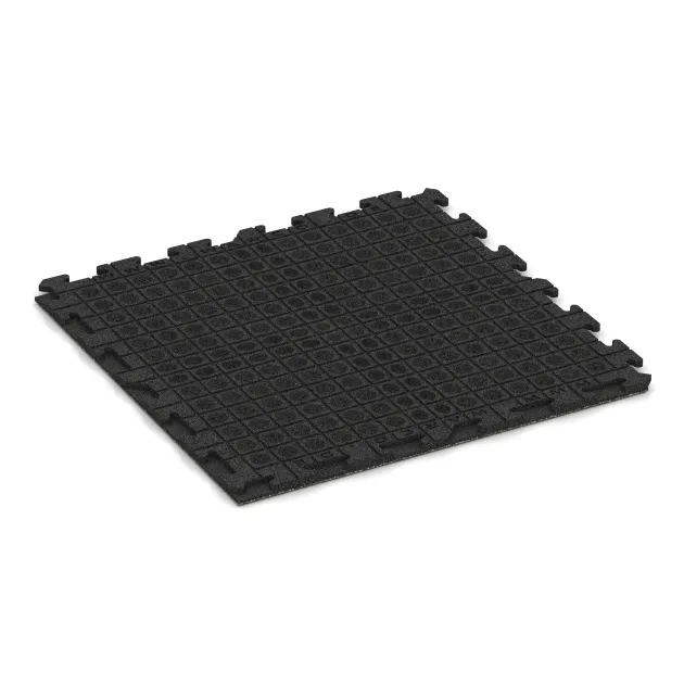 Aufsicht auf die Unterseite, also die Bodenseite von WARCO-Formteil 1572 - Pavimento per parco giochi im Format 1000 x 1000 x 30 mm.