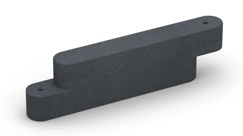 Bodenseite eben - ohne eingeprägte Struktur