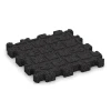 Aufsicht auf die Unterseite, also die Bodenseite von WARCO-Formteil 4282 - Sportboden – fugenlos im Format 30,6 x 30,6 x 3 cm | 0,094 m².