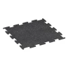 Aufsicht auf die Unterseite, also die Bodenseite von WARCO-Formteil 3777 - Fitness Performance Elite Trainingsboden im Format 100 x 100 x 1,5 cm | 1,00 m².