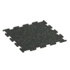 Aufsicht auf die Unterseite, also die Bodenseite von WARCO-Formteil 3767 - Fitness Performance Elite Trainingsboden im Format 50 x 50 x 1 cm | 0,25 m².