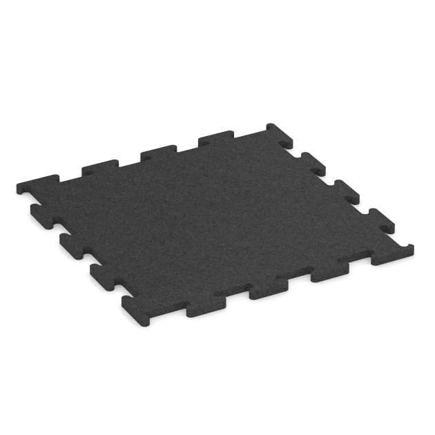 Aufsicht auf die Unterseite, also die Bodenseite von WARCO-Formteil 6154 - Fitness Performance Elite Trainingsboden im Format 50 x 50 x 1,5 cm | 0,25 m².