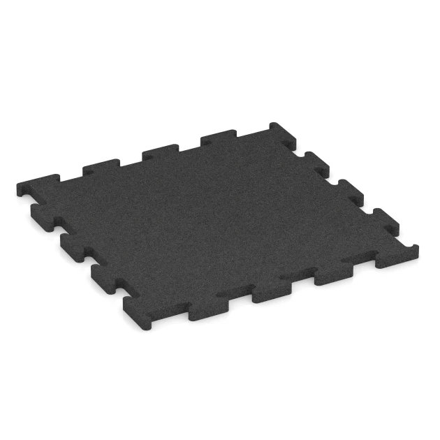 Aufsicht auf die Unterseite, also die Bodenseite von WARCO-Formteil 3751 - Fitness Performance Elite Trainingsboden im Format 50 x 50 x 2 cm | 0,25 m².