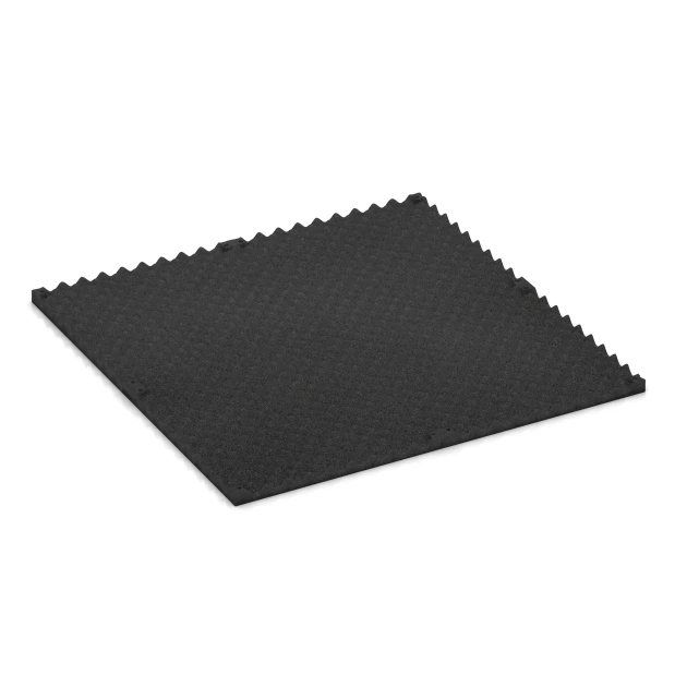 Aufsicht auf die Unterseite, also die Bodenseite von WARCO-Formteil 3782 - Pavimentazione Fitness Performance Impact im Format 100 × 100 × 3 cm.