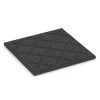 Aufsicht auf die Unterseite, also die Bodenseite von WARCO-Formteil 6287 - Fallschutzplatten im Format 50 x 50 x 3 cm | 0,25 m².