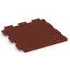 Aufsicht auf die Unterseite, also die Bodenseite von WARCO-Formteil 7053 - Piastrella in gomma Linea im Format 50 x 50 x 3 cm | 0,25 m².