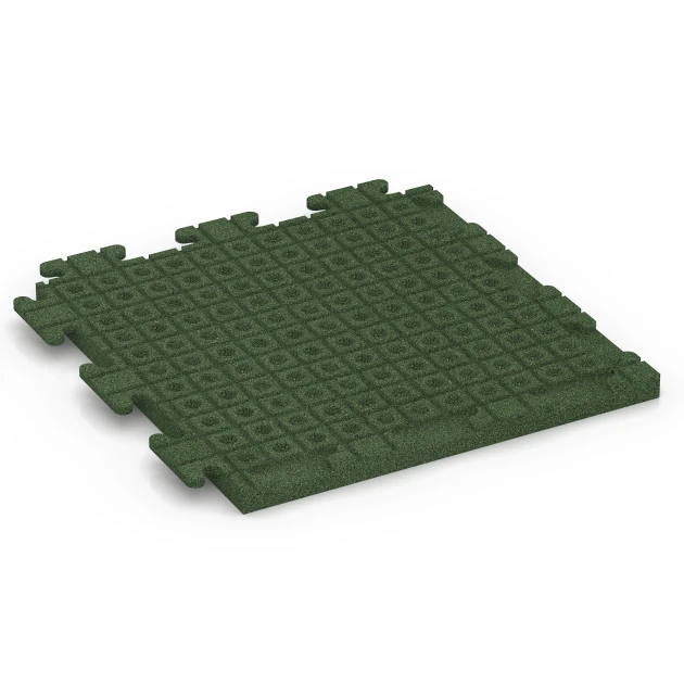 Aufsicht auf die Unterseite, also die Bodenseite von WARCO-Formteil 6977 - Piastrella per pavimento fitness Classic im Format 50 x 50 x 3 cm | 0,25 m².