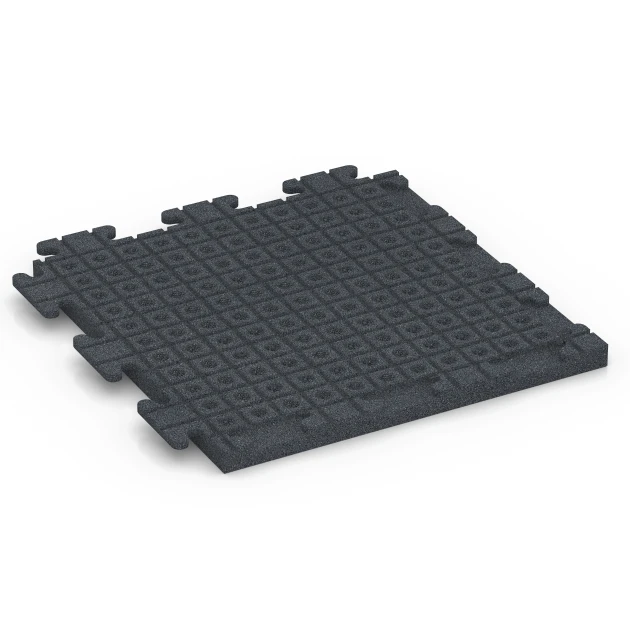 Aufsicht auf die Unterseite, also die Bodenseite von WARCO-Formteil 6978 - Piastrella per pavimento fitness Classic im Format 50 x 50 x 3 cm | 0,25 m².