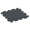 Aufsicht auf die Unterseite, also die Bodenseite von WARCO-Formteil 6618 - Poolunterlage im Format 50 x 50 x 3 cm | 0,25 m².