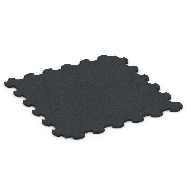 Aufsicht auf die Unterseite, also die Bodenseite von WARCO-Formteil 6377 - Tappetino Protettivo Fitness im Format 102,5 x 102,5 x 2 cm | 1,05 m².