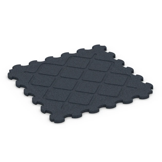 Aufsicht auf die Unterseite, also die Bodenseite von WARCO-Formteil 6391 - Stallmatte Puzzle im Format 102,5 x 102,5 x 3 cm | 1,05 m².