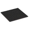 Aufsicht auf die Unterseite, also die Bodenseite von WARCO-Formteil 6384 - Tappeto in gomma per box cavalli Comfort im Format 100 x 100 x 4 cm | 1,00 m².