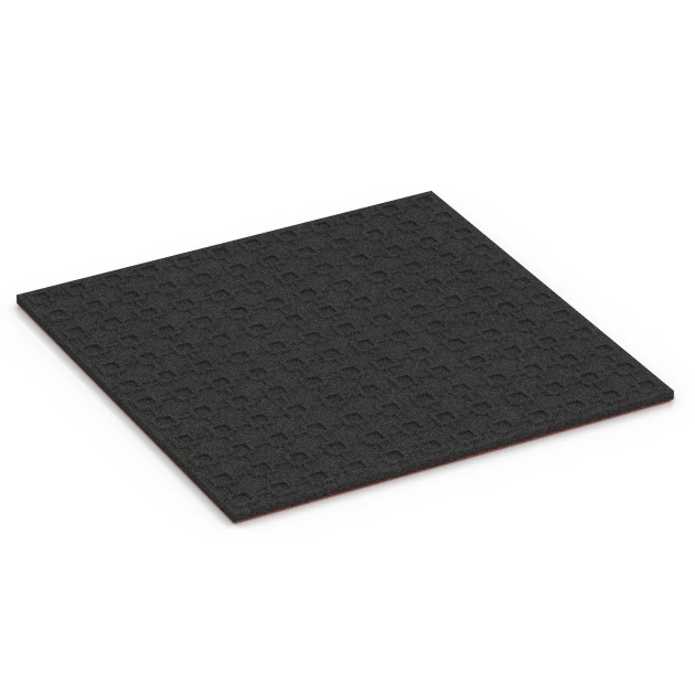 Aufsicht auf die Unterseite, also die Bodenseite von WARCO-Formteil 6380 - Stallmatte im Format 100 x 100 x 3 cm | 1,00 m².