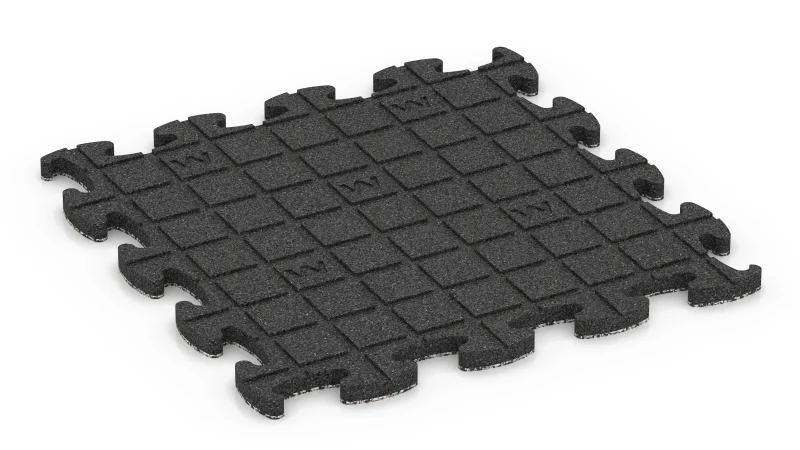 Quadratische Auflagepads mit breiten, flachen Drainagekanälen