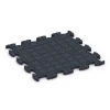Aufsicht auf die Unterseite, also die Bodenseite von WARCO-Formteil 6792 - Piastrelle balcone gomma im Format 44,6 x 44,6 x 1,8 cm.