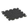 Aufsicht auf die Unterseite, also die Bodenseite von WARCO-Formteil 6802 - Pavimento agility cani im Format 46 x 46 x 1,8 cm.