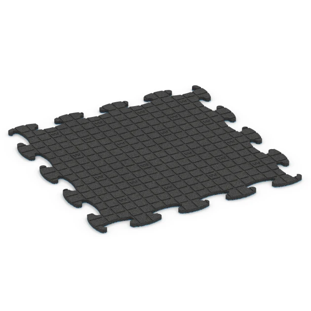 Aufsicht auf die Unterseite, also die Bodenseite von WARCO-Formteil 6839 - Fitness Active pavimento im Format 98 x 98 × 1,8 cm.
