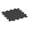Aufsicht auf die Unterseite, also die Bodenseite von WARCO-Formteil 6843 - Fitness Active pavimento im Format 46 x 46 × 2,8 cm.