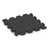 Aufsicht auf die Unterseite, also die Bodenseite von WARCO-Formteil 6883 - Fitness Max Floor System im Format 44,6 x 44,6 × 2,8 cm.