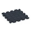 Aufsicht auf die Unterseite, also die Bodenseite von WARCO-Formteil 6964 - Fitness Premium pavimento tecnico im Format 28,9 x 28,9 x 1,8 cm.