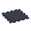 Aufsicht auf die Unterseite, also die Bodenseite von WARCO-Formteil 6960 - Fitness Premium Boden im Format 45,9 x 45,9 x 1,8.