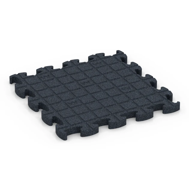 Aufsicht auf die Unterseite, also die Bodenseite von WARCO-Formteil 6961 - Fitness Premium pavimento sportivo im Format 45,9 x 45,9 x 2,8 cm.