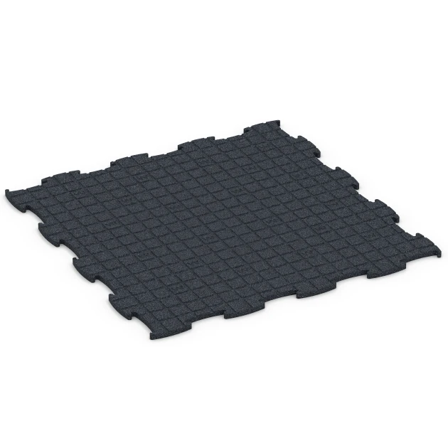 Aufsicht auf die Unterseite, also die Bodenseite von WARCO-Formteil 6962 - Fitness Premium pavimento sportivo im Format 99 x 99 x 1,8 cm.