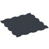 Aufsicht auf die Unterseite, also die Bodenseite von WARCO-Formteil 6963 - Fitness Premium pavimento sportivo im Format 99 x 99 x 2,8 cm.