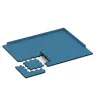 Typische Verlegung oder Einbausituation für den Artikel 2886 von WARCO - Lastra per marciapiede, Farbton Atlantico in der Abmessung 500 x 500 x 40 mm.