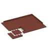 Typische Verlegung oder Einbausituation für den Artikel 2979 von WARCO - Gehwegplatte, Farbton Ziegelrot in der Abmessung 500 x 500 x 40 mm.