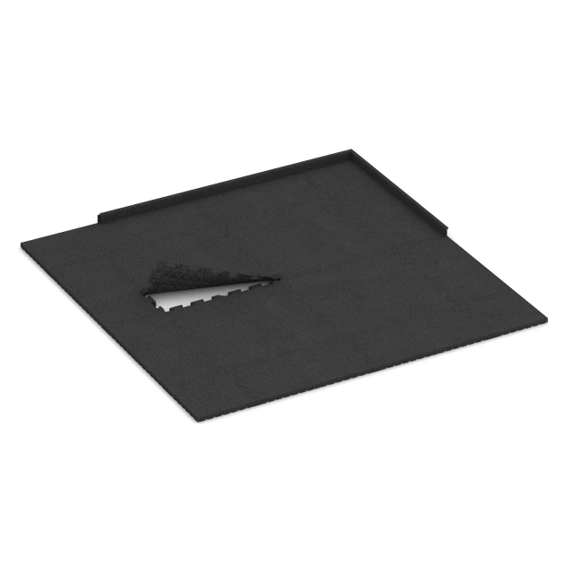 Typische Verlegung oder Einbausituation für den Artikel 6055 von WARCO - Event-Klickfliese Outdoor, Farbton Anthrazit in der Abmessung 100 x 100 x 4 cm | 1,00 m².