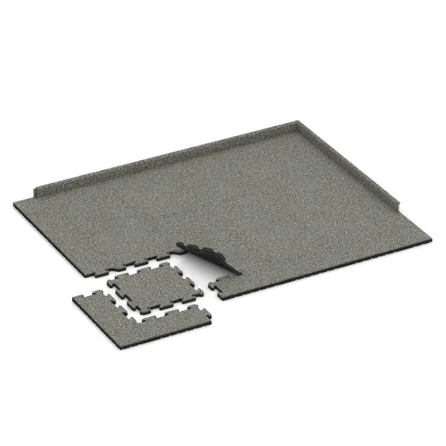 Typische Verlegung oder Einbausituation für den Artikel 2656 von WARCO - Lastra per marciapiede, Farbton Granito classico in der Abmessung 500 x 500 x 30 mm.