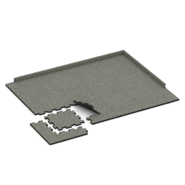 Typische Verlegung oder Einbausituation für den Artikel 2670 von WARCO - Pavimentazione per cani, Farbton Granito grigio in der Abmessung 50 x 50 x 3 cm | 0,25 m².