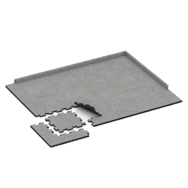 Typische Verlegung oder Einbausituation für den Artikel 4535 von WARCO - Lastra per marciapiede, Farbton Grigio melange in der Abmessung 500 x 500 x 30 mm.