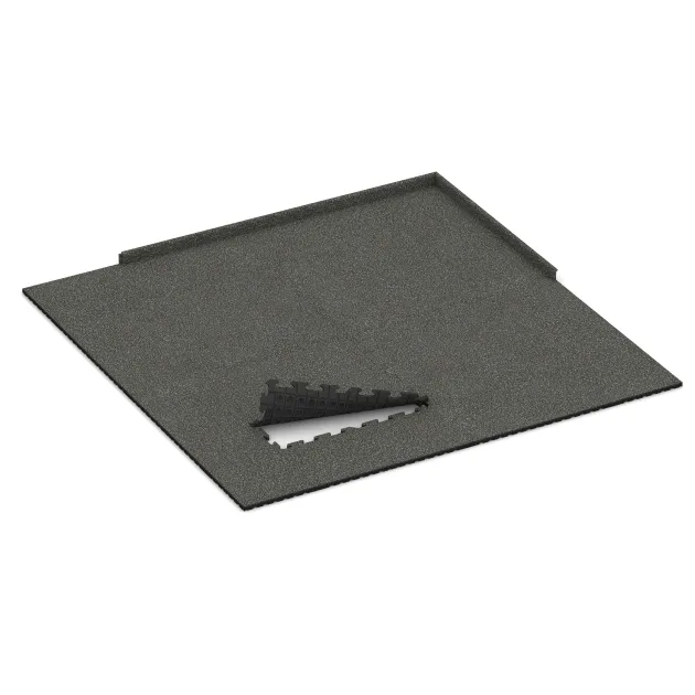 Typische Verlegung oder Einbausituation für den Artikel 3226 von WARCO - Tappetino Protettivo Fitness HD, Farbton Granito scuro in der Abmessung 1000 x 1000 x 30 mm.