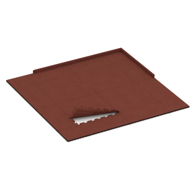 Typische Verlegung oder Einbausituation für den Artikel 3355 von WARCO - Pavimentazione per cani, Farbton Rosso mattone in der Abmessung 100 x 100 x 3 cm | 1,00 m².