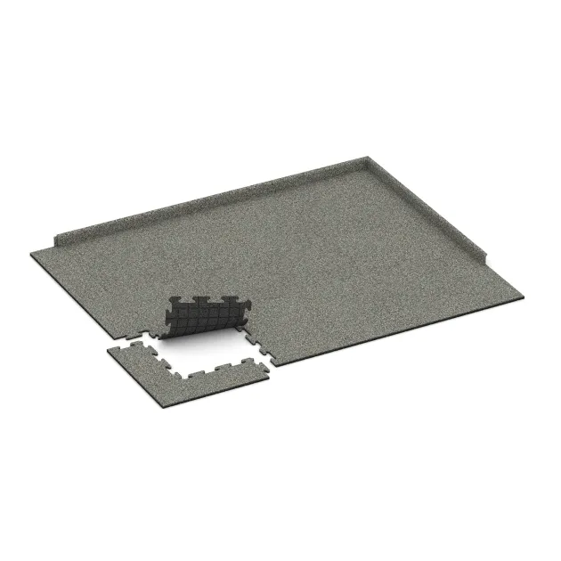 Typische Verlegung oder Einbausituation für den Artikel 0055 von WARCO - Tappeto da gioco, Farbton Granito classico in der Abmessung 500 x 500 x 18 mm.
