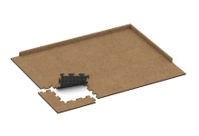 Rivestimento in gomma per scale