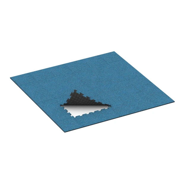 Typische Verlegung oder Einbausituation für den Artikel 3935 von WARCO - Pavimentazione per cani, Farbton Atlantico in der Abmessung 100 x 100 x 1,8 cm | 1,00 m².