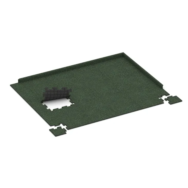 Typische Verlegung oder Einbausituation für den Artikel 4740 von WARCO - Piastra d’angolo HD, Farbton Prato Inglese in der Abmessung 235 x 235 x 18 mm.