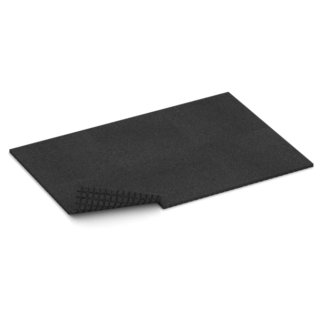 Typische Verlegung oder Einbausituation für den Artikel 3640 von WARCO - Tappeto da stalla HD, Farbton Antracite in der Abmessung 100 x 100 x 4 cm.
