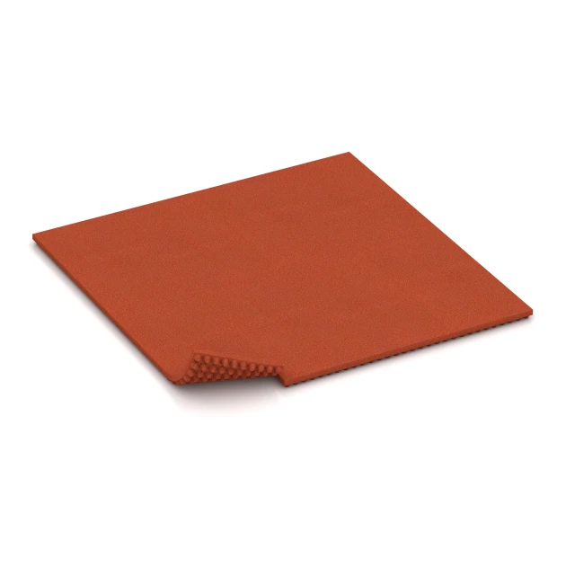 Typische Verlegung oder Einbausituation für den Artikel 3644 von WARCO - Stallmatte Luxus, Farbton Ziegelrot in der Abmessung 100 × 50 × 5,5 cm.