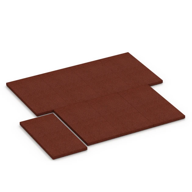 Typische Verlegung oder Einbausituation für den Artikel 6649 von WARCO - Piastra da stalla Comfort, Farbton Rosso mattone in der Abmessung 100 x 50 x 5 cm.