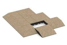 Lastra laterale (uno lato smussato)