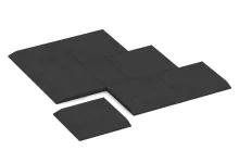 Eck-Platte (zwei Seiten abgeschrägt)