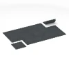 Typische Verlegung oder Einbausituation für den Artikel 6457 von WARCO - Pavimento Fitness Compatto, Farbton Azzurro leggermente punteggiato in der Abmessung 50 × 50 × 0,8 cm.
