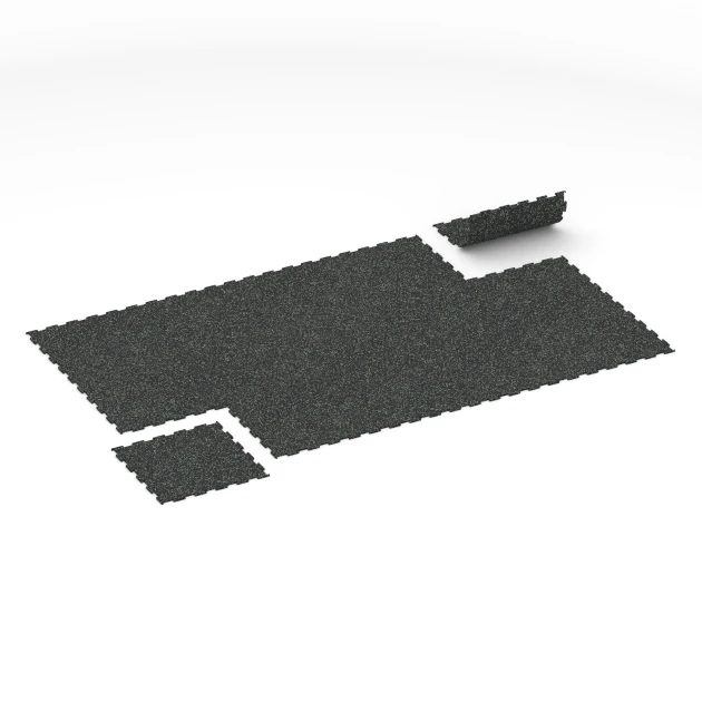 Typische Verlegung oder Einbausituation für den Artikel 6459 von WARCO - Fitnessboden Kompakt, Farbton Leicht Grün Gesprenkelt in der Abmessung 50 × 50 × 0,8 cm.